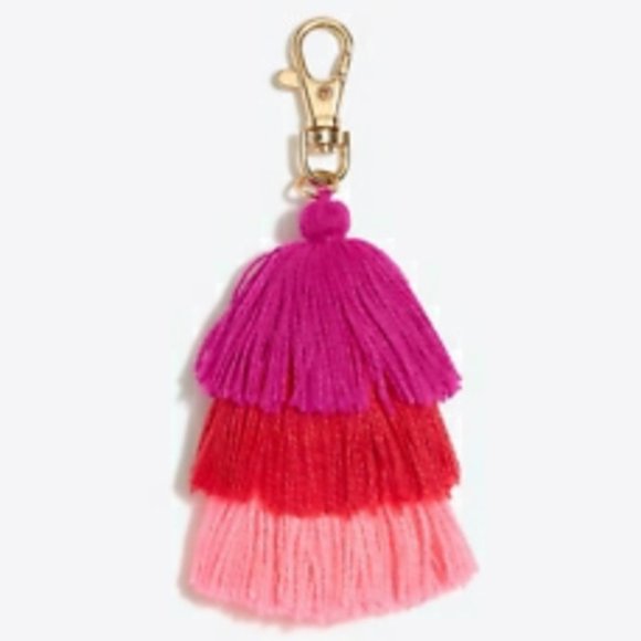 J. Crew Accessories - J. Crew Tassel Keychain